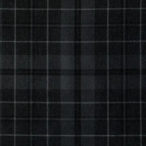Grey Crombie tartan